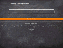 Tablet Screenshot of makingrebeccalynne.com